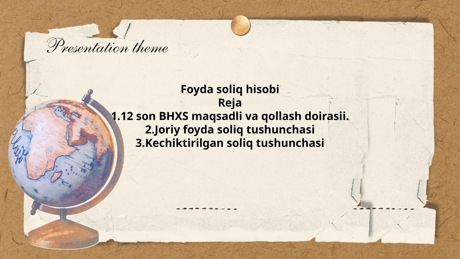 Foyda soliq hisobi