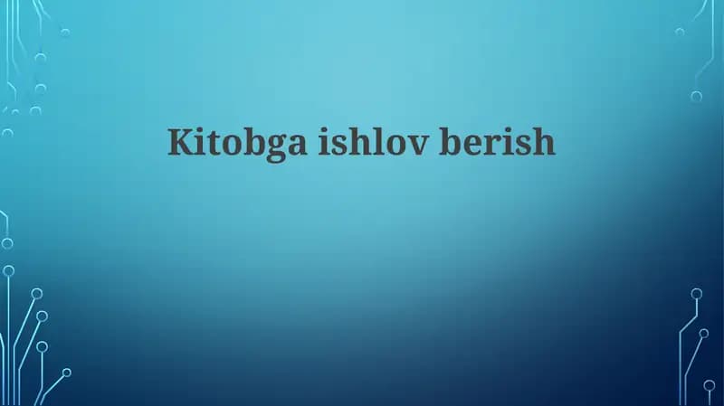 Kitobgaishlovberish
