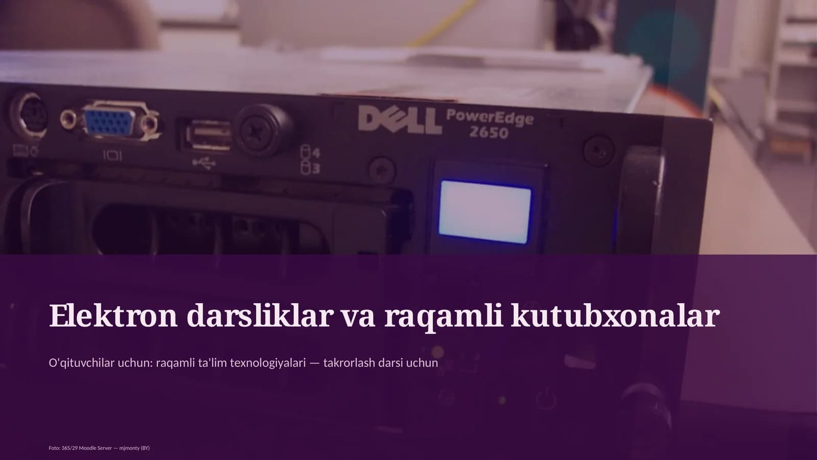 Elektron darsliklar va raqamli kutubxonalar