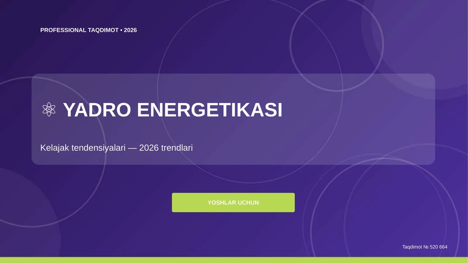 Yadro energetikasi: kelajak tendensiyalari (2026 trendlari)