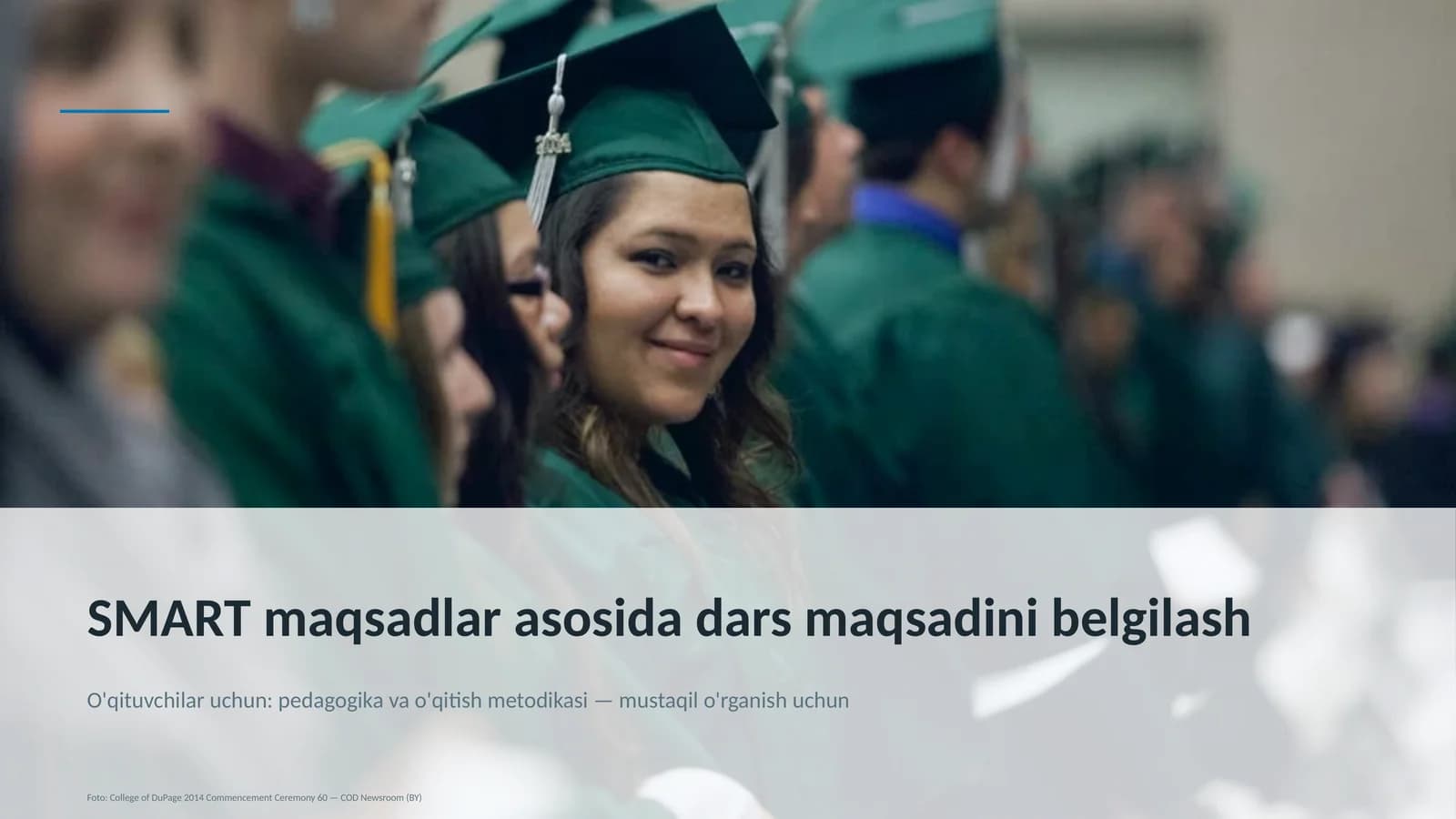 SMART maqsadlar asosida dars maqsadini belgilash