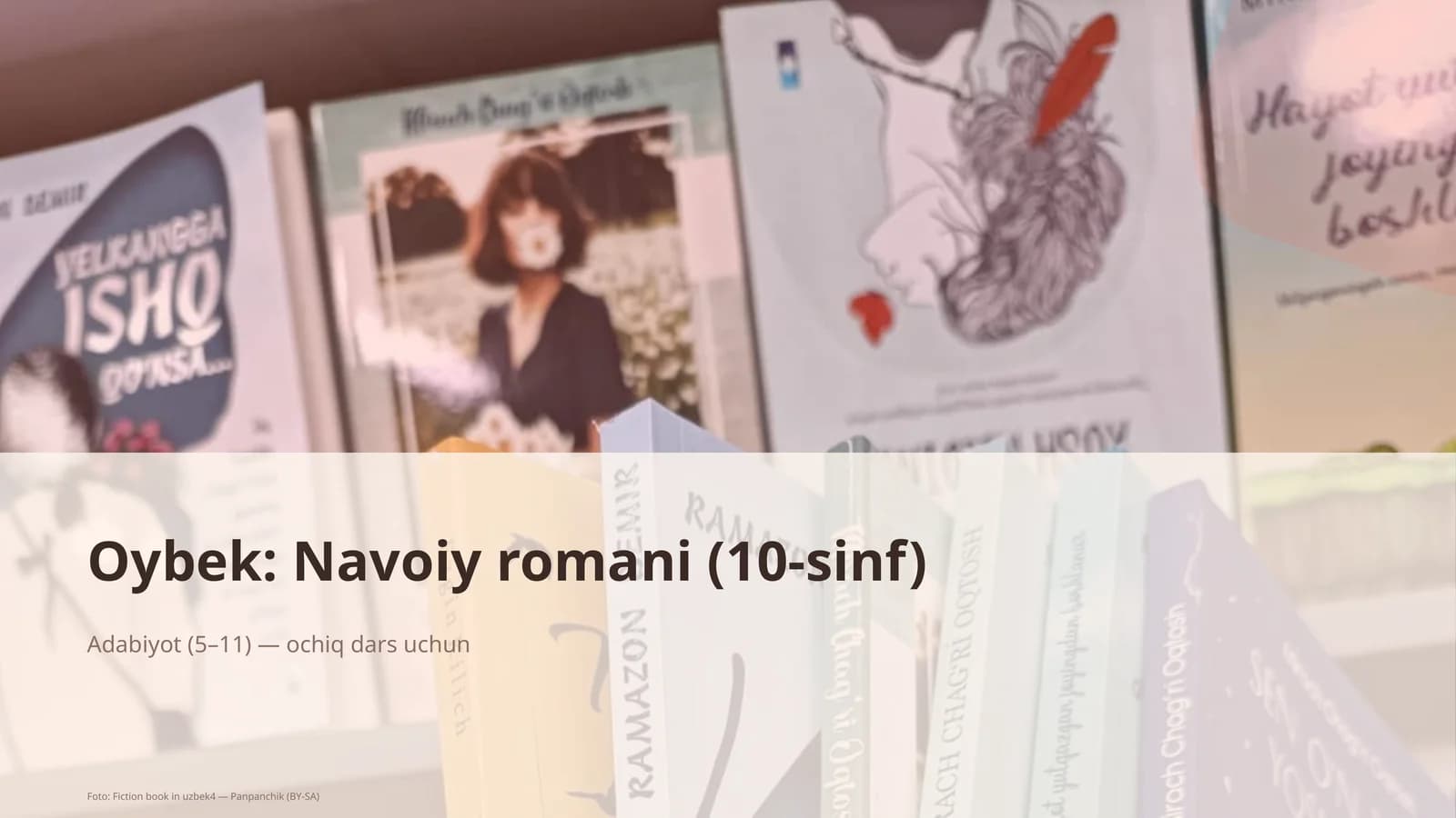 Oybek: Navoiy romani (10-sinf)