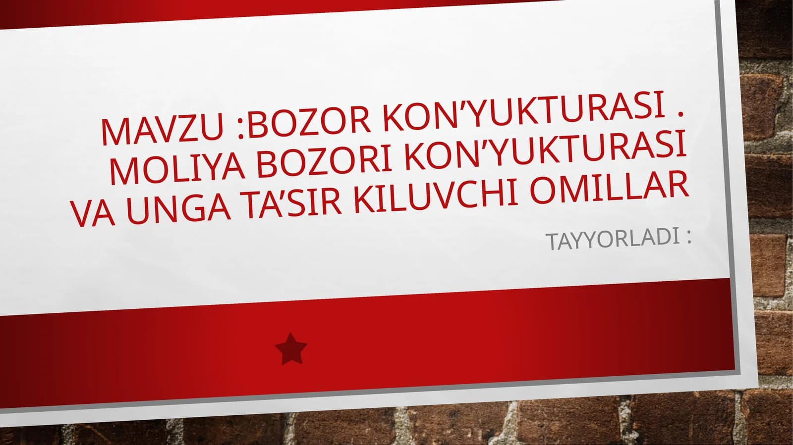 BOZOR KON’YUKTURASI