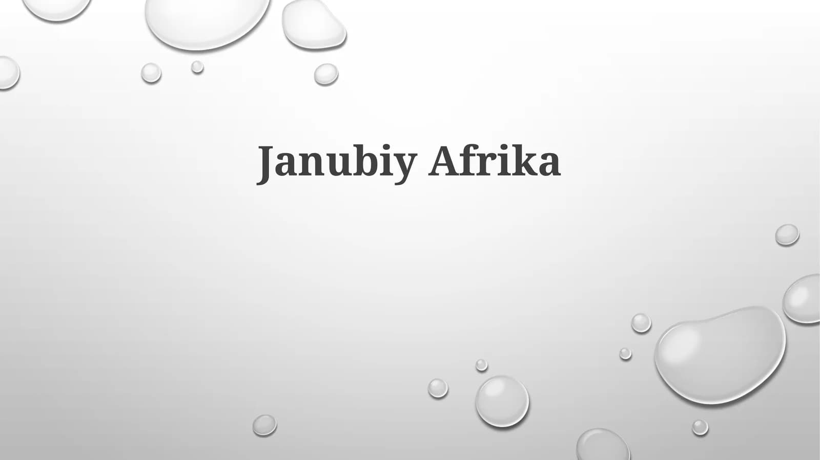 Janubiy Afrika