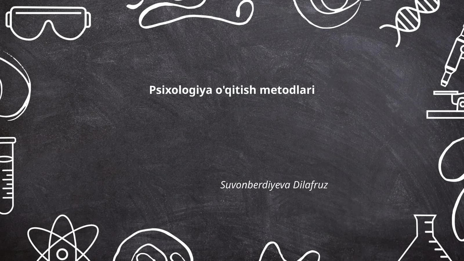 Psixologiya o'qitish metodlari