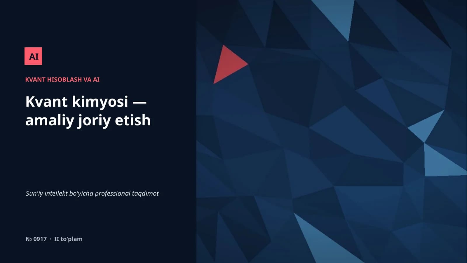 KVANT HISOBLASH VA AI