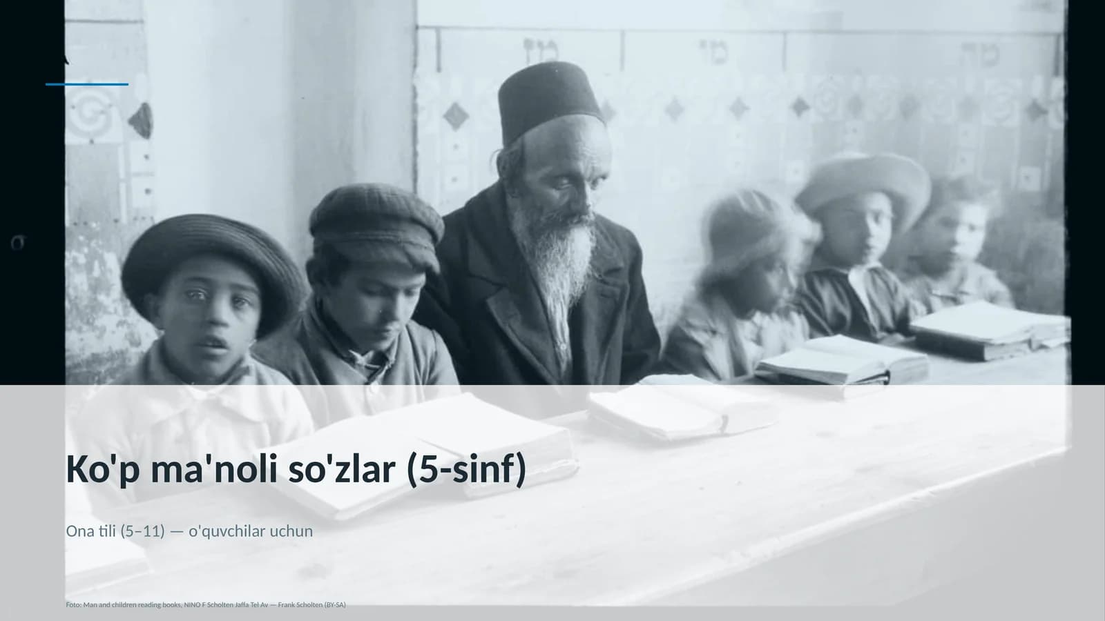 Ko'p ma'noli so'zlar (5-sinf)