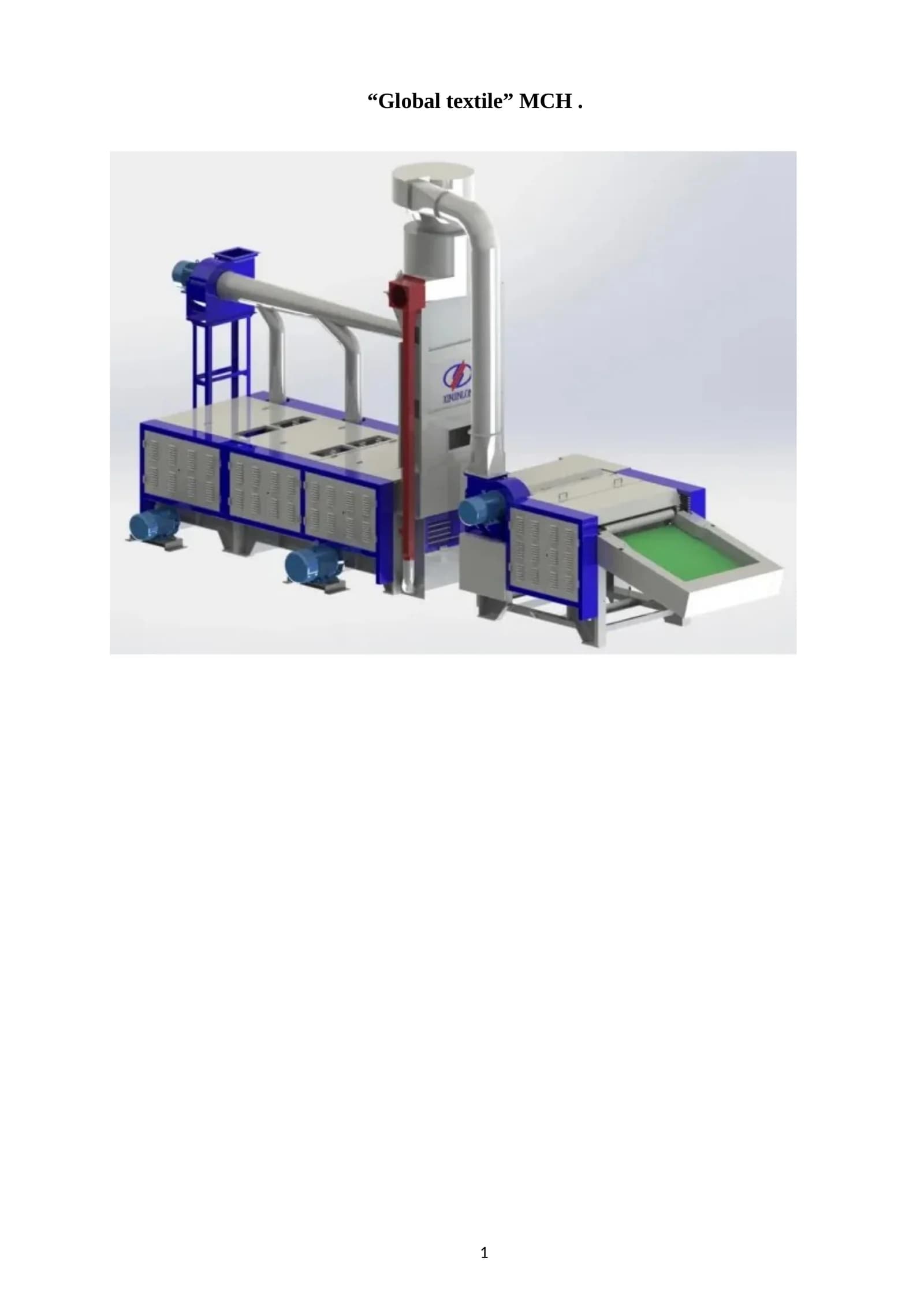 “Global textile” MCH  hisobot