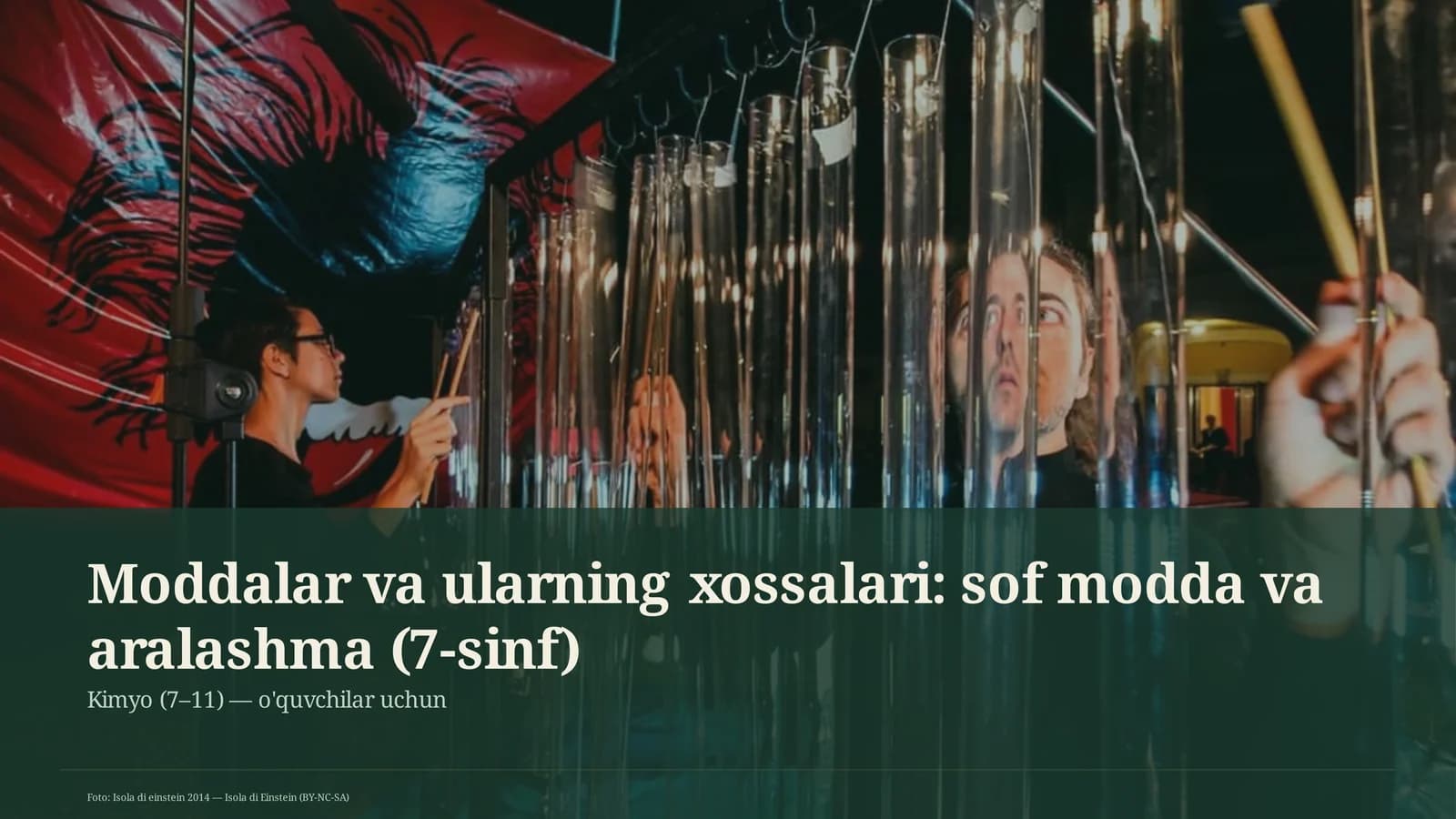 Moddalar va ularning xossalari: sof modda va aralashma (7-sinf)