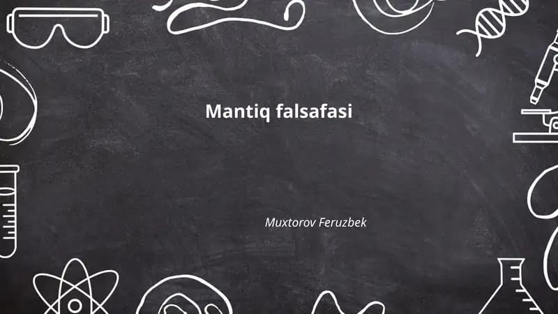 Mantiq falsafasi