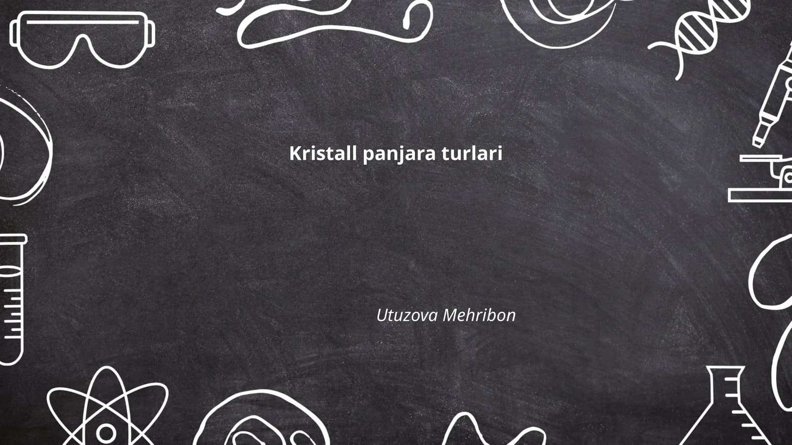 Kristall tuzilmalari