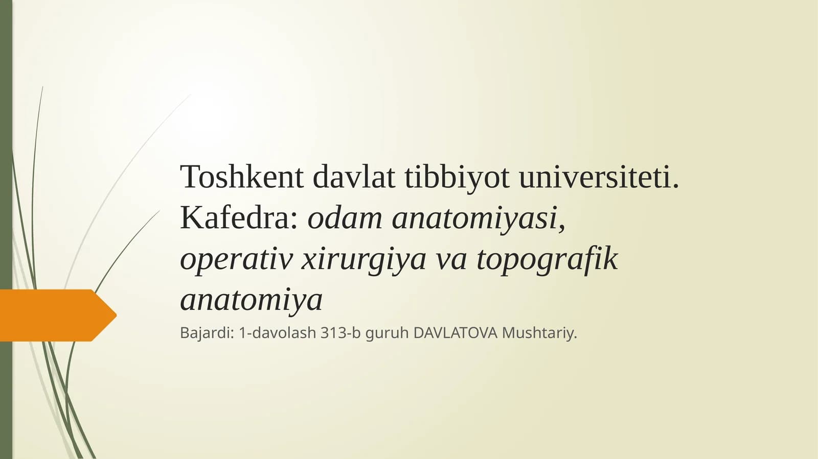 Qo'l va oyoq qon tomirlarida bajariladigan zamonaviy rekonstruktiv operatsiyalar