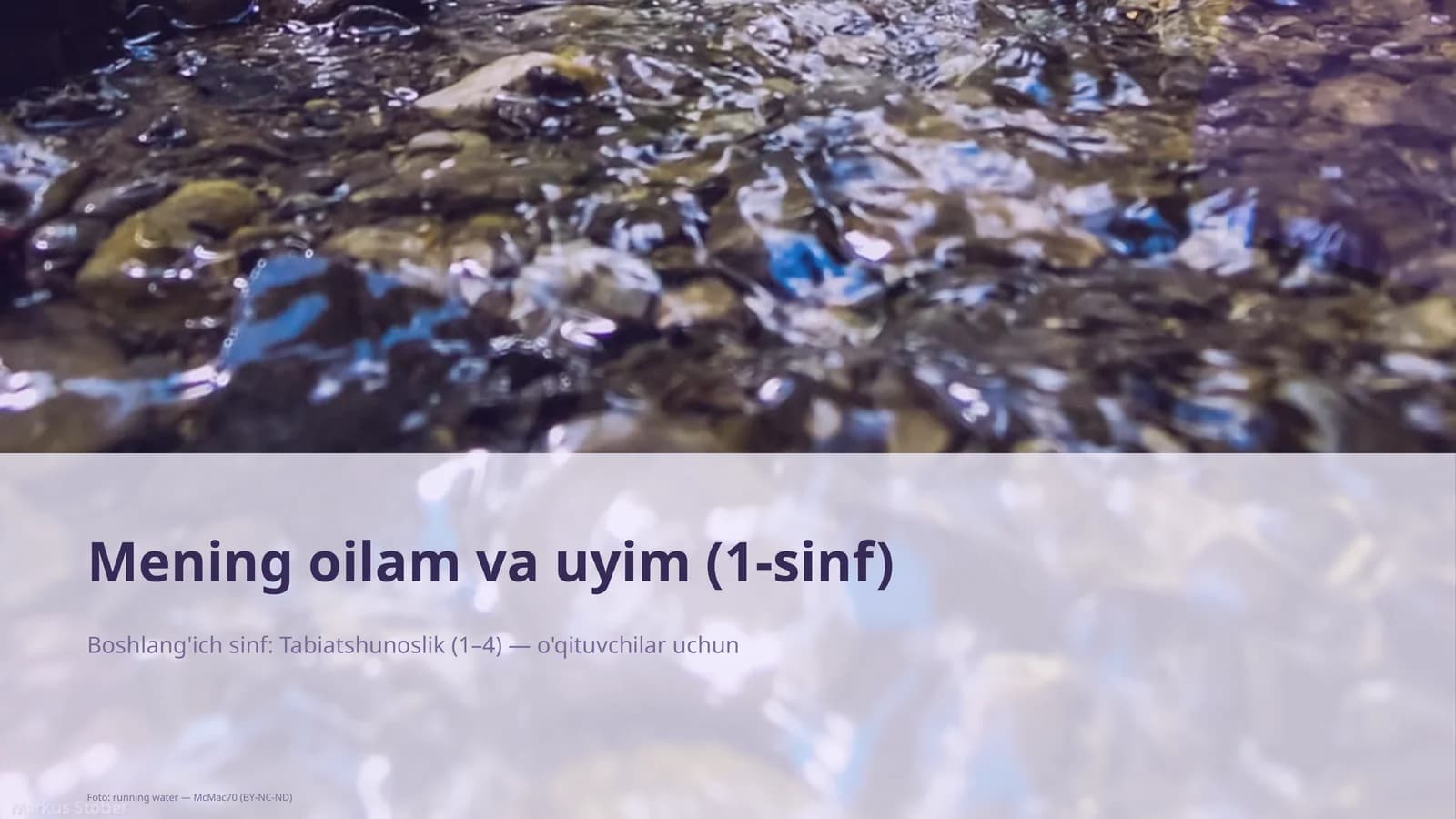 Mening oilam va uyim (1-sinf)