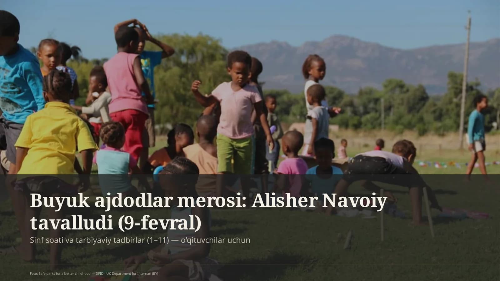 Buyuk ajdodlar merosi: Alisher Navoiy tavalludi (9-fevral)