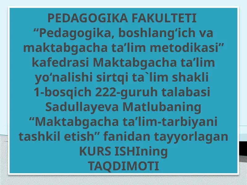 Rahbar tomonidan ilg‘or ish tajribalarni o‘rganishni tashkil etish.
