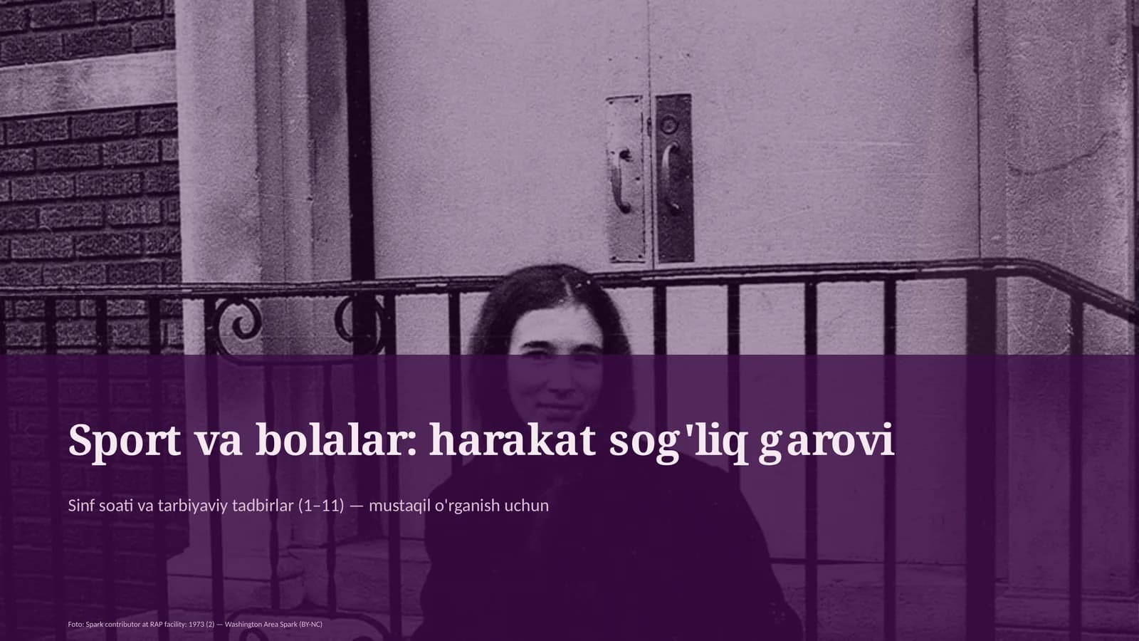 Sinf soati va tarbiyaviy tadbirlar (1–11)