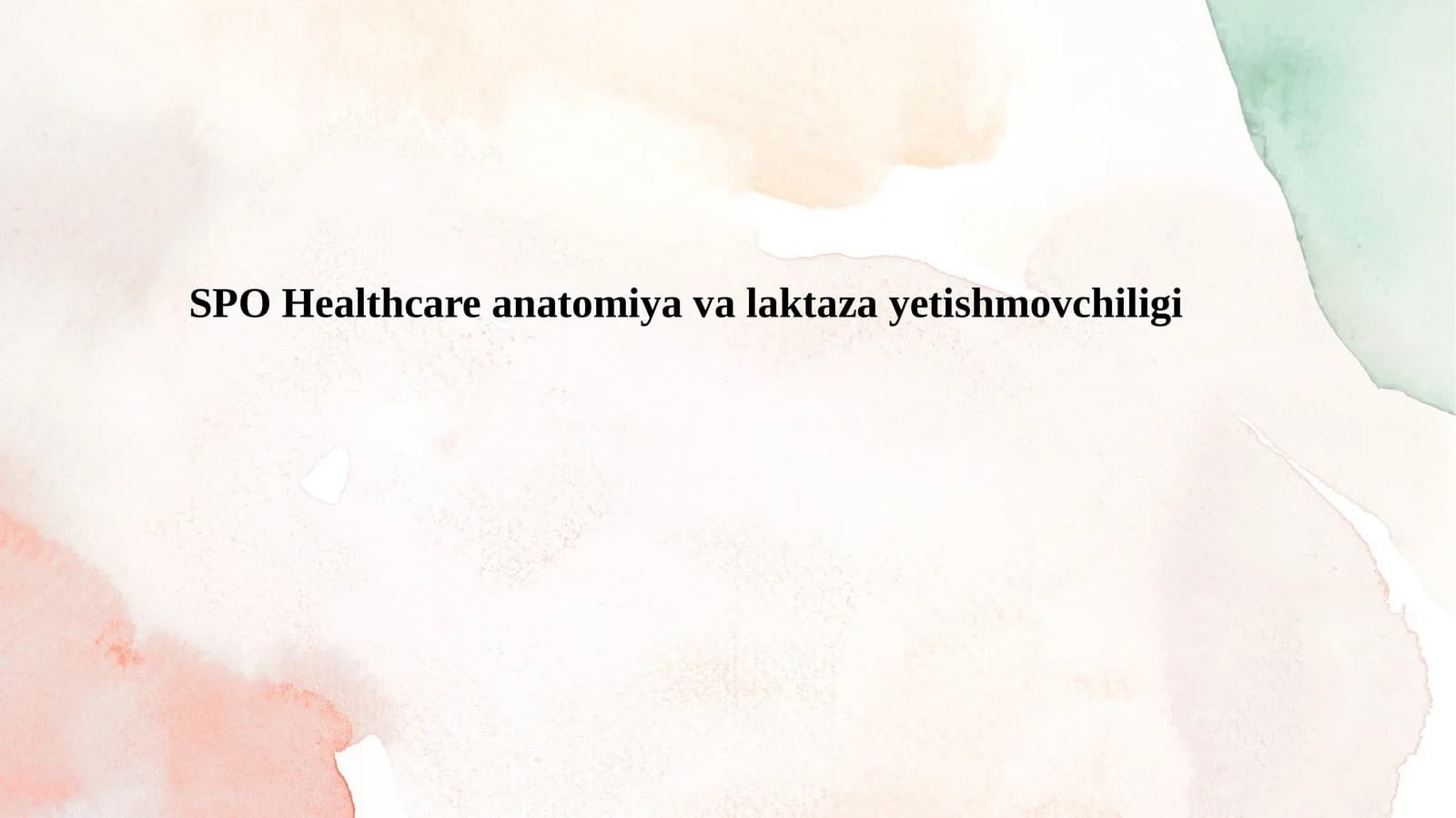 Laktaza yetishmovchiligi va uning klinikasi