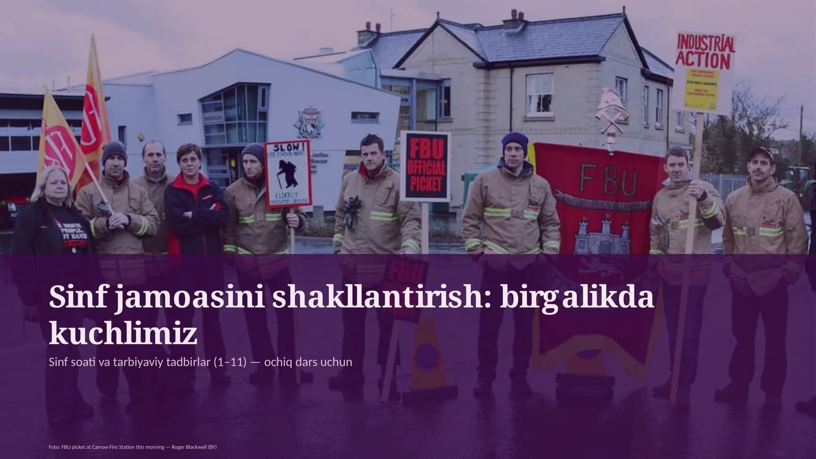 Sinf soati va tarbiyaviy tadbirlar (1–11)