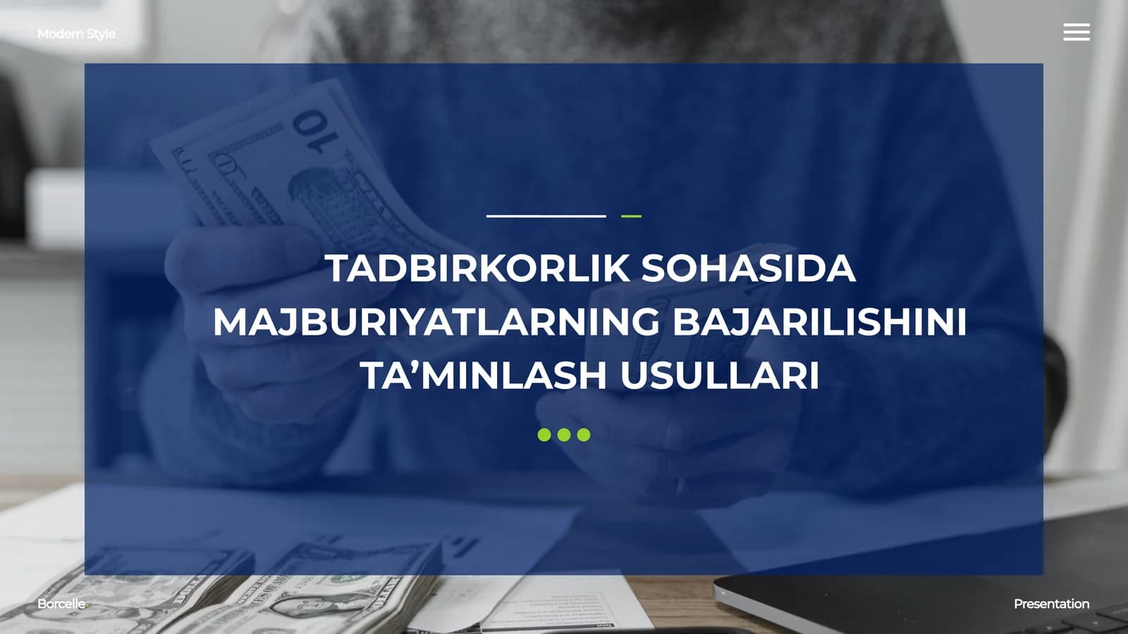 TADBIRKORLIK SOHASIDA MAJBURIYATLARNING BAJARILISHINI TA’MINLASH USULLARI