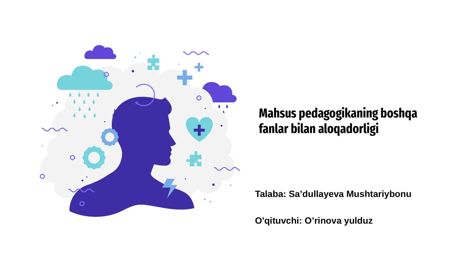 Mahsus pedagogikaning boshqa fanlar bilan aloqadorligi