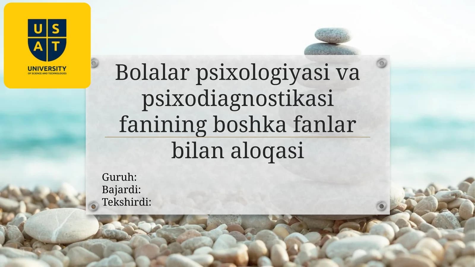 Bolalarpsixologiyasivapsixodiagnostikasifaniningboshkafanlarbilanaloqasi