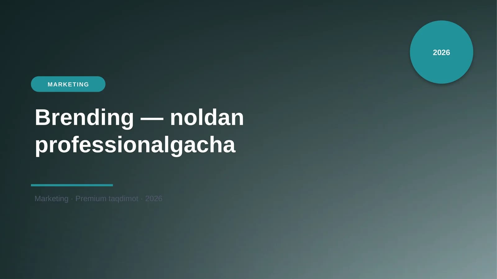 Brending — noldan professionalgacha