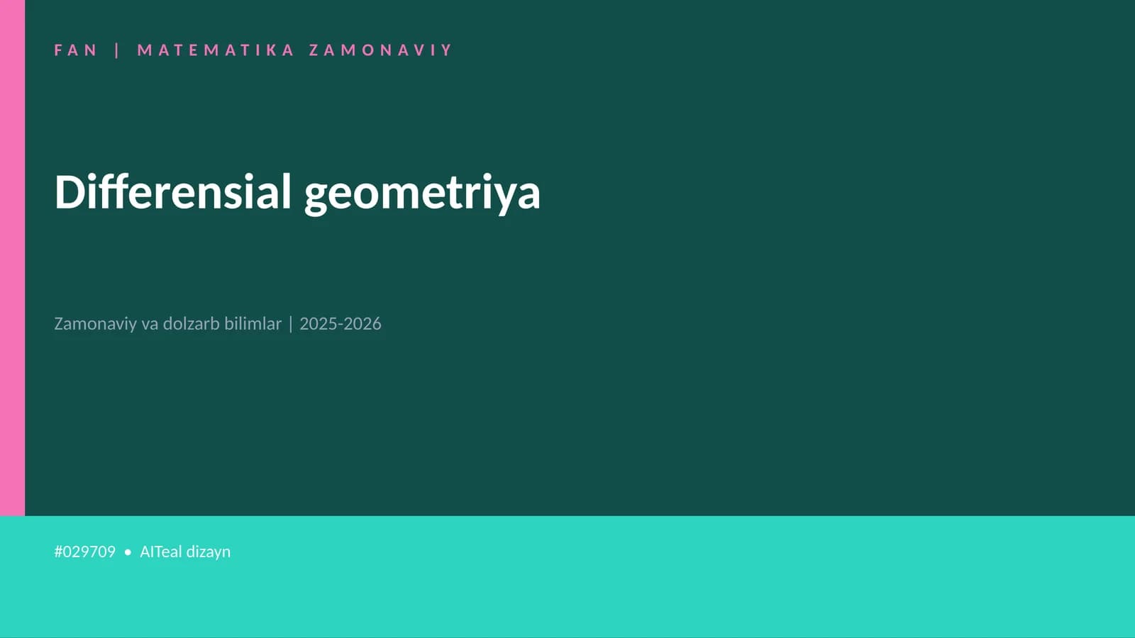 Differensial geometriya