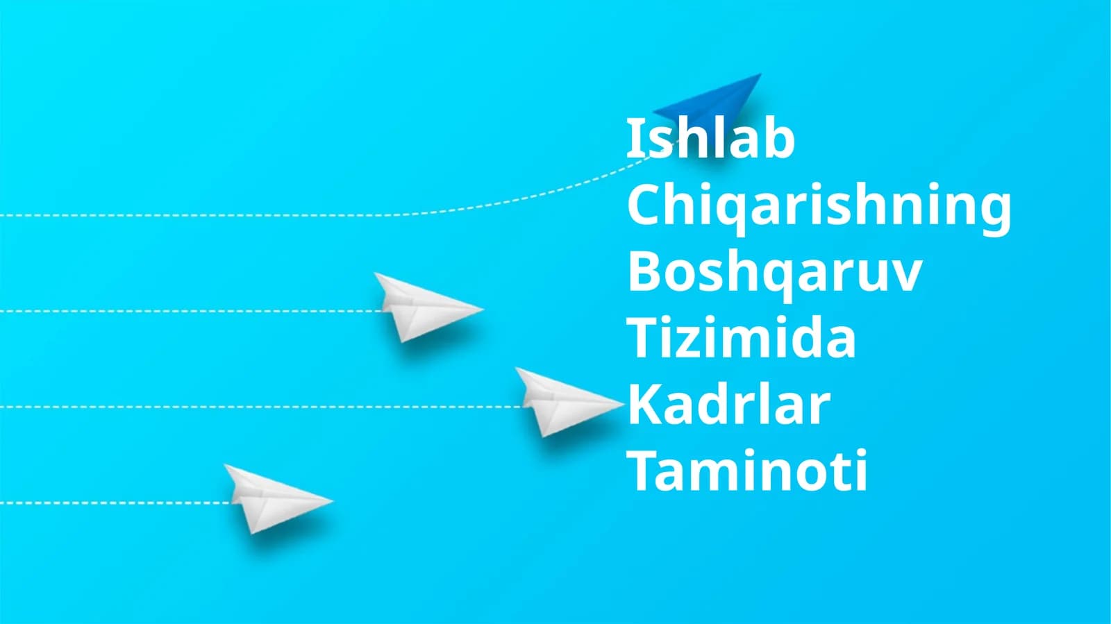 Ishlab Chiqarishning Boshqaruv Tizimida Kadrlar Taminoti