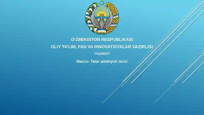 Tatar Adabiyoti Tarixi