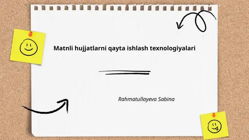 Optik belgilarni tanib olish (OCR) texnologiyalari