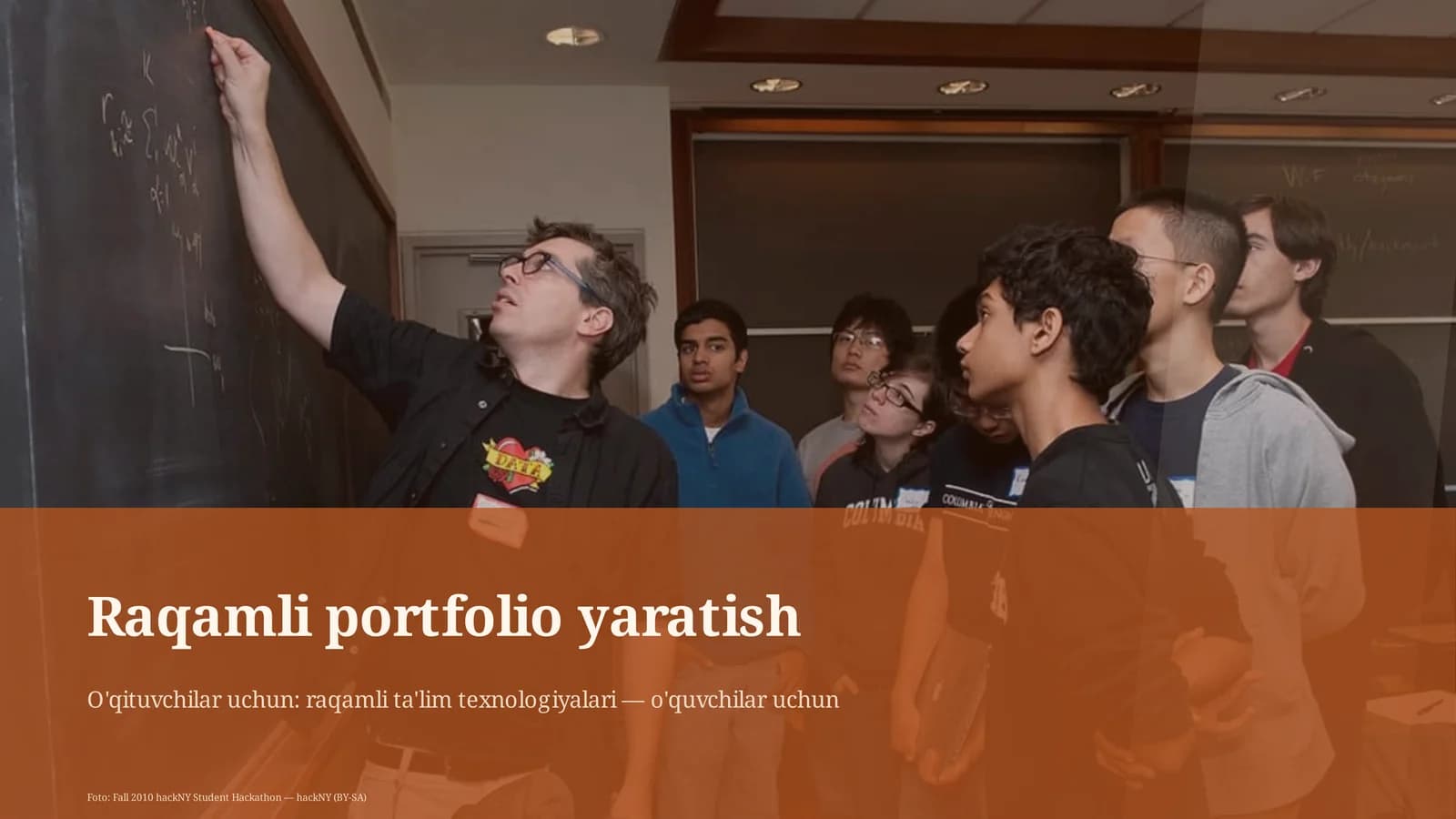 Raqamli portfolio yaratish