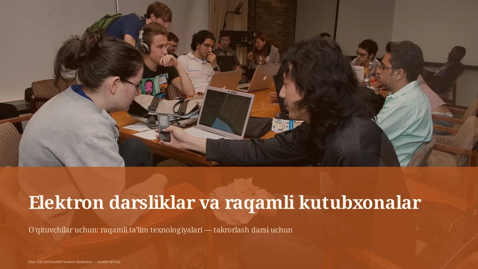 Elektron darsliklar va raqamli kutubxonalar