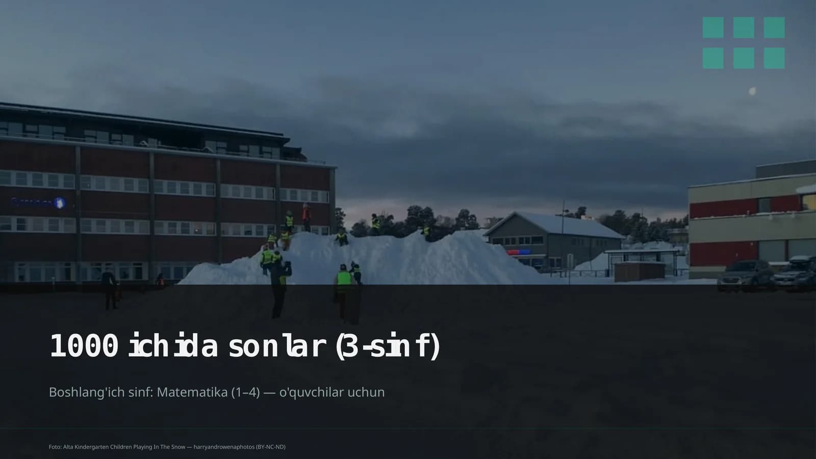 1000 ichida sonlar (3-sinf)