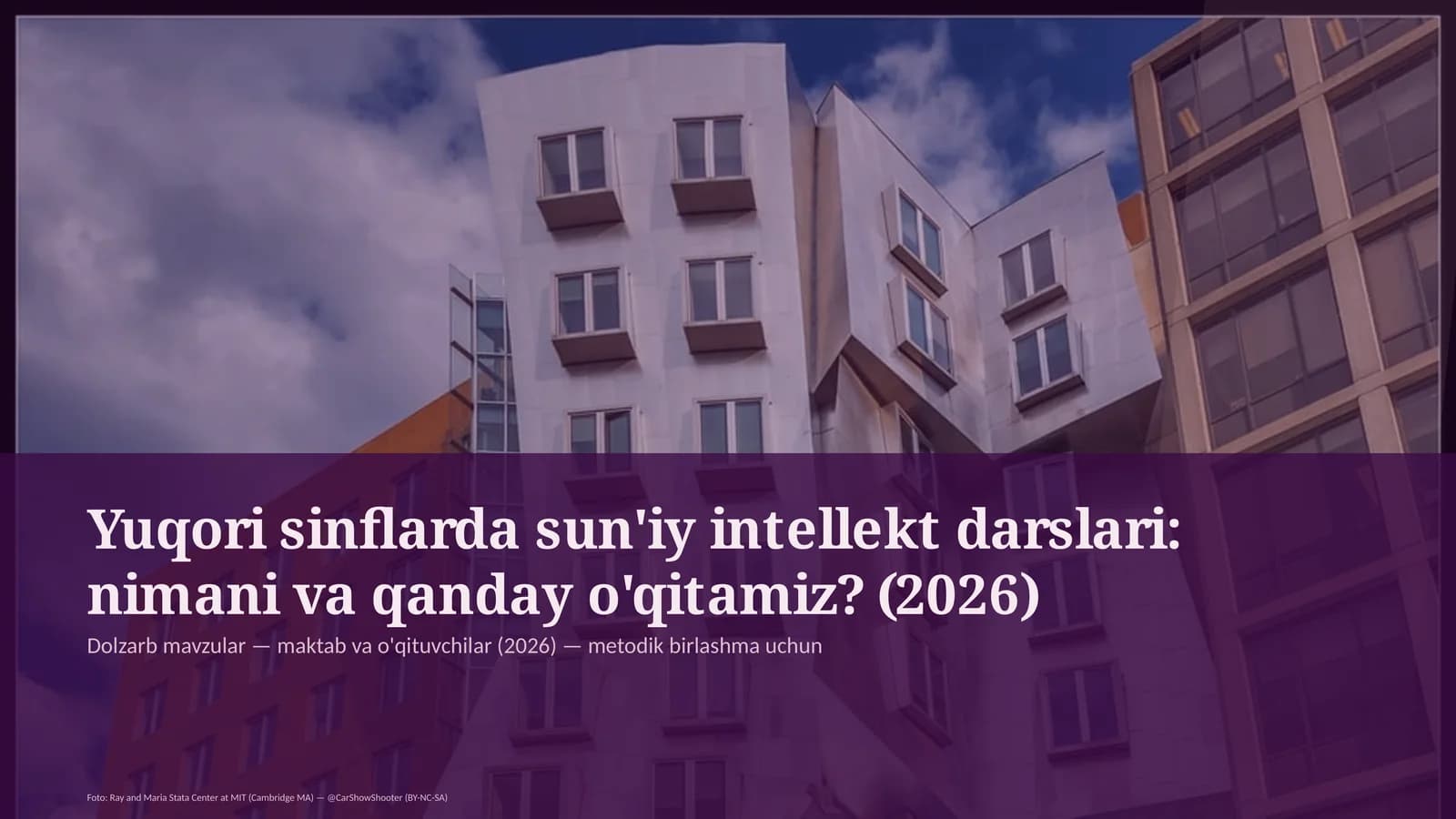 Sun'iy intellekt darslari