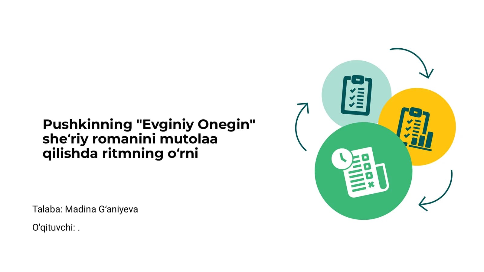 Pushkin va 'Eugene Onegin': Ritmning o‘rni