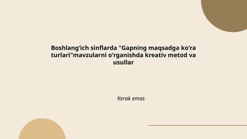 Gapning maqsadga koʻra turlari