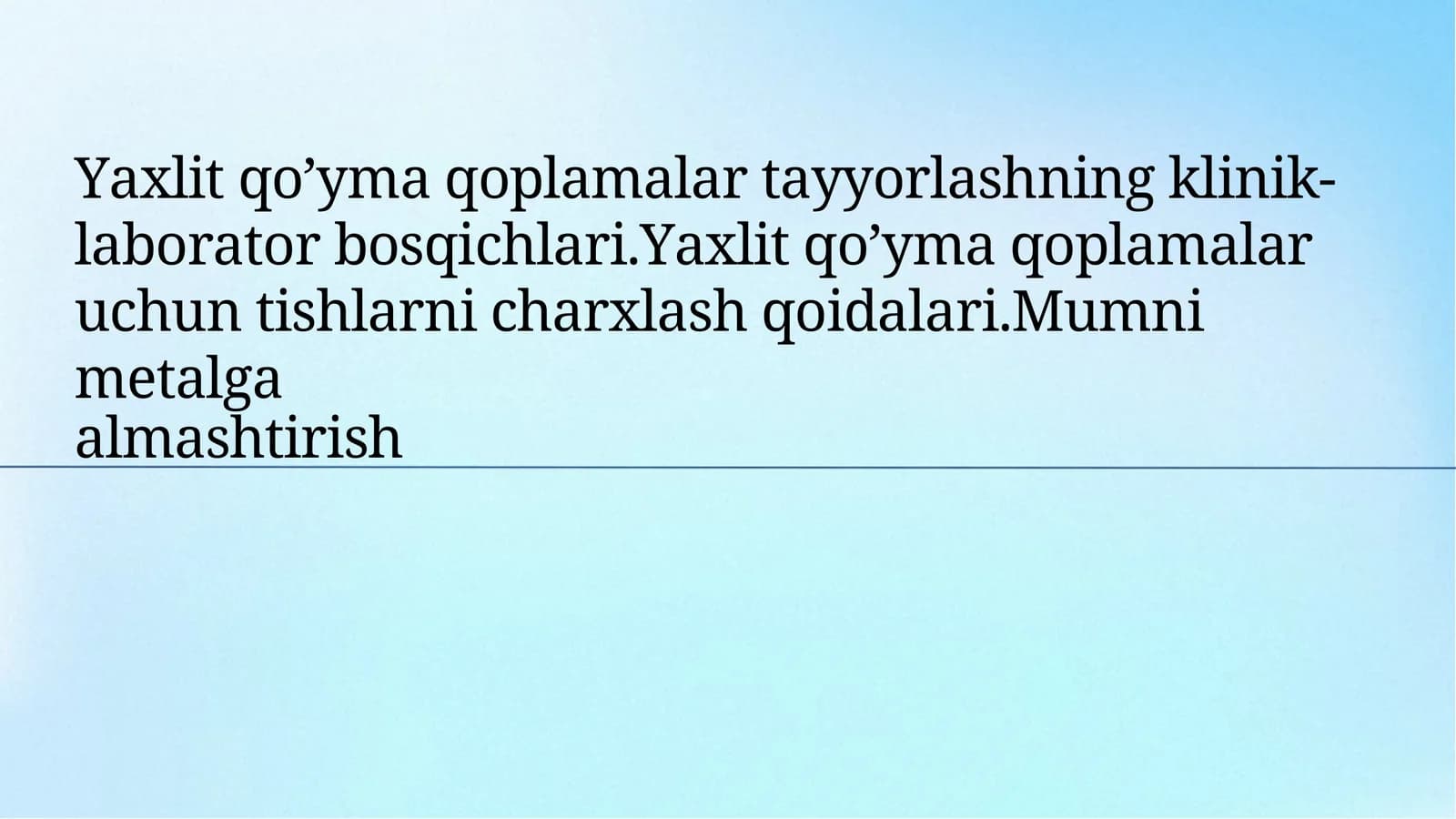 Yaxlit quyma qoplamalalar