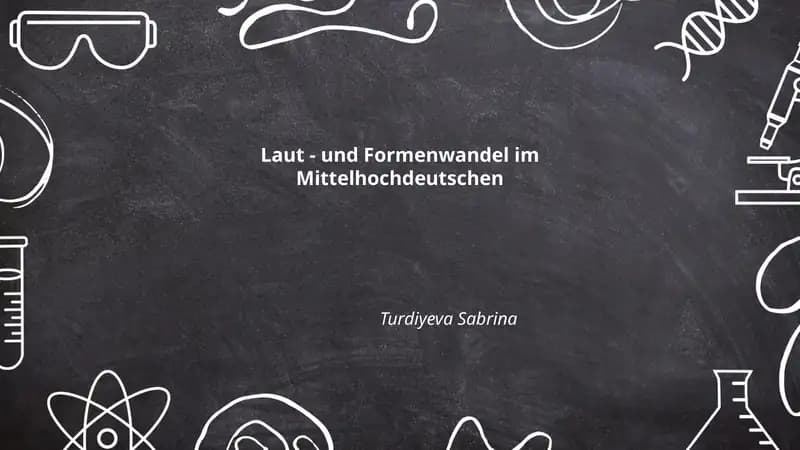 Laut - und Formenwandel im Mittelhochdeutschen