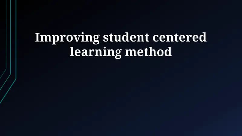 Understanding Student-Centered Learning: Principles and Benefits