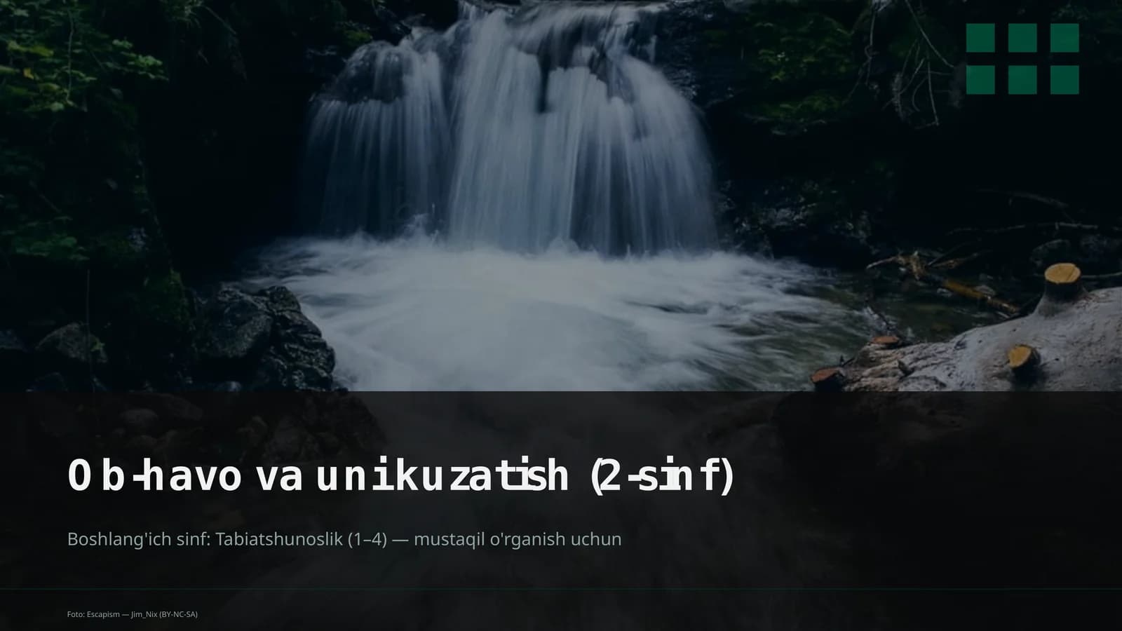 Ob-havo va uni kuzatish (2-sinf)