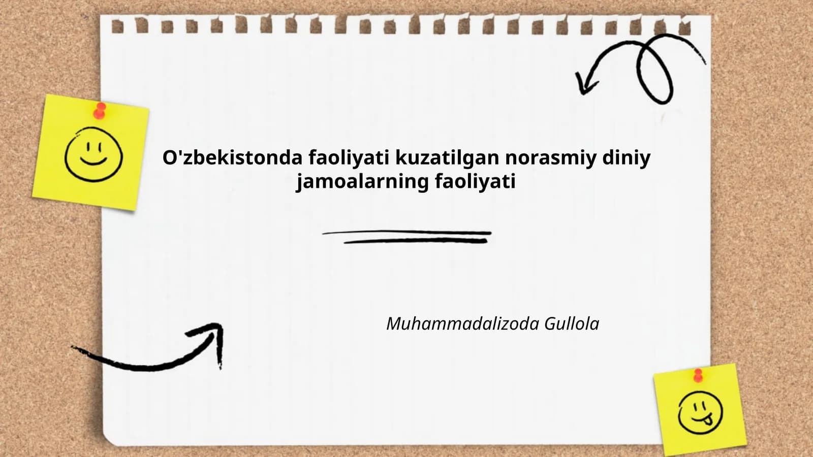 Norasmiy diniy jamoalarning tarixi