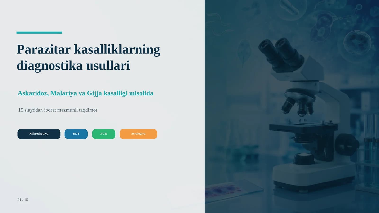 Tibbiy biologiya fanidan taqdimot