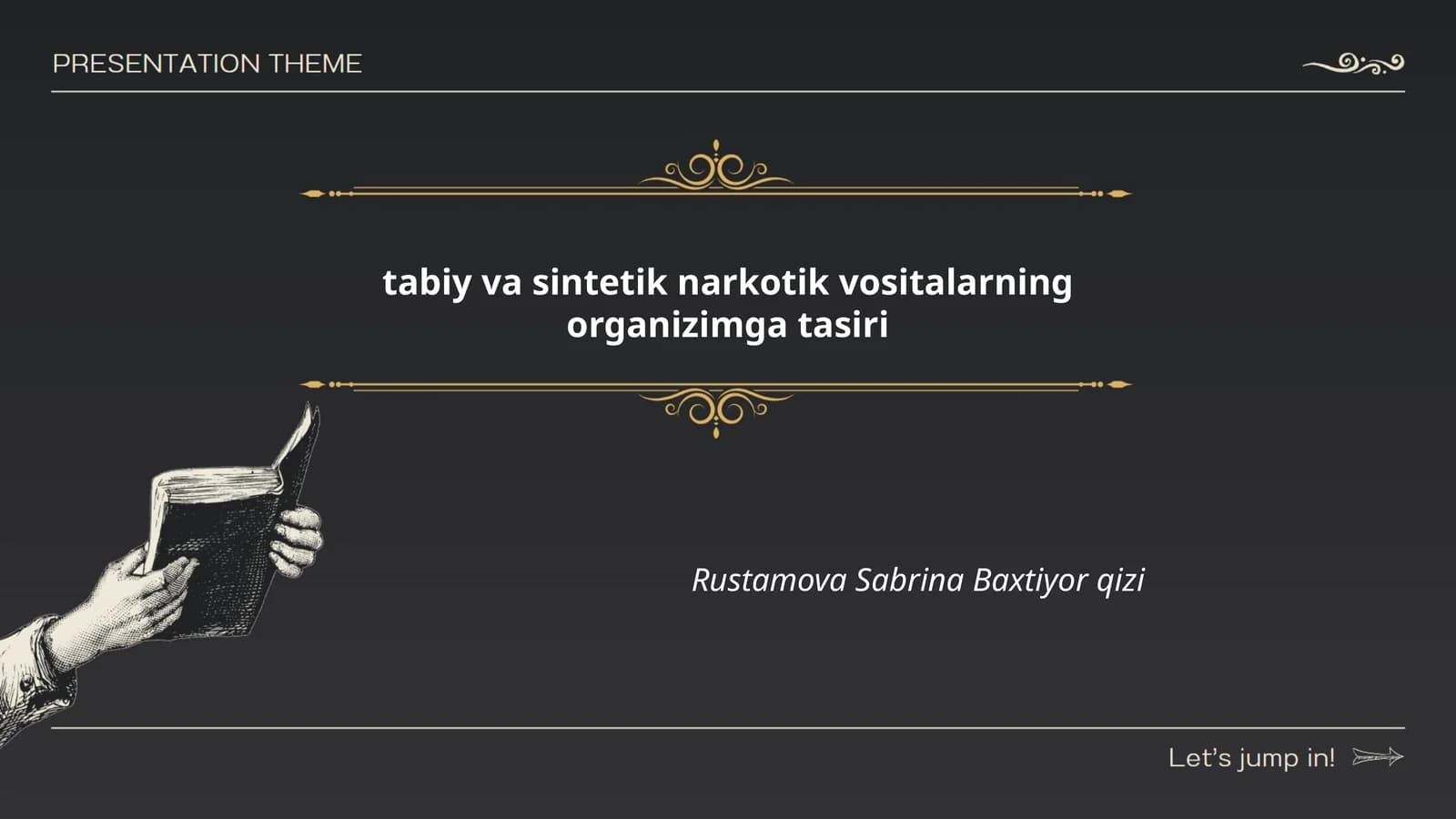 Rustamova Sabrina Baxtiyor qizi