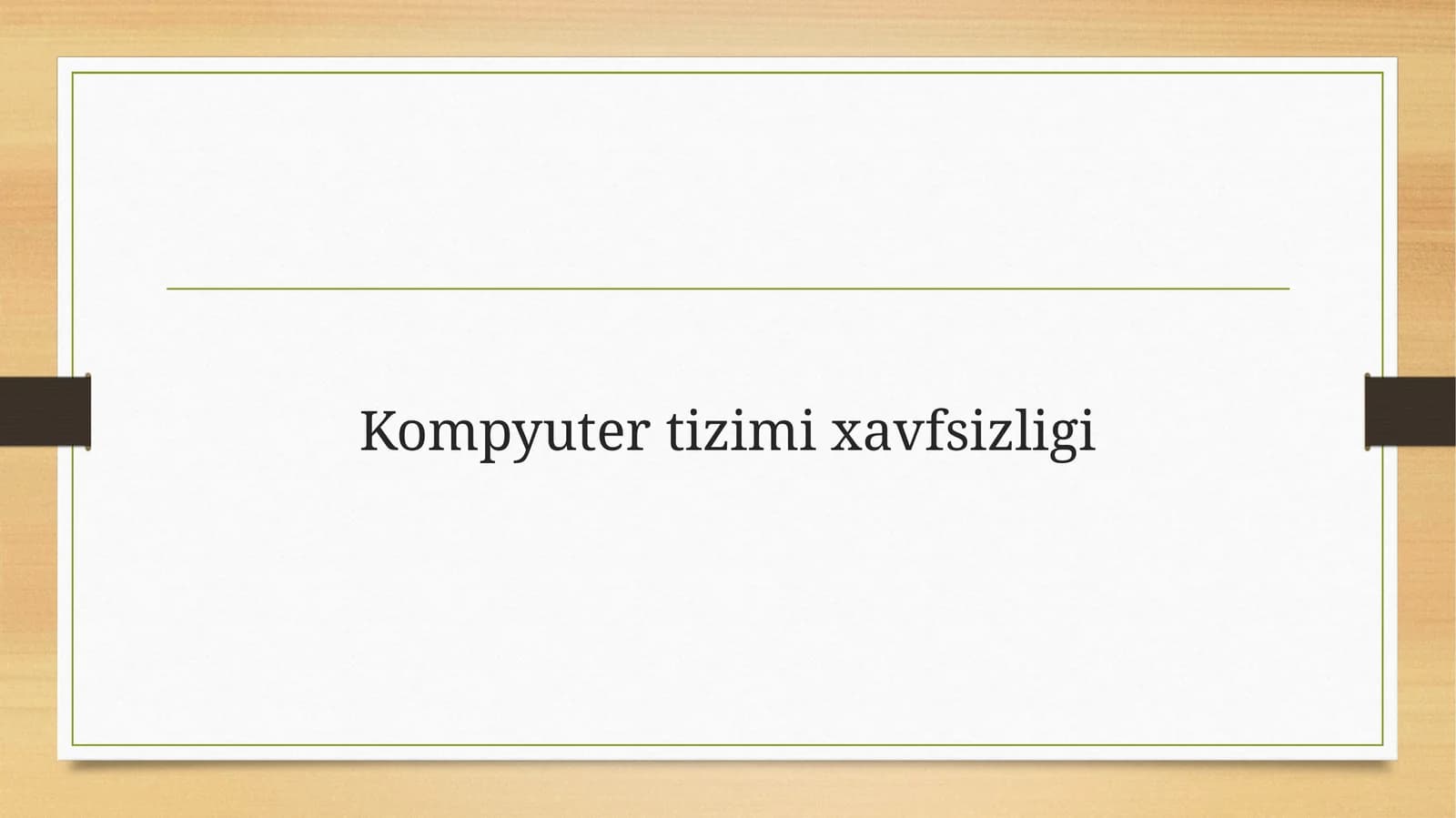 Kompyutertizimixavfsizligi