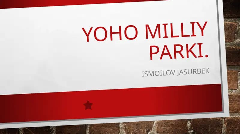 Yoho Milliy Parki