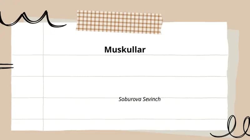 Muskullar