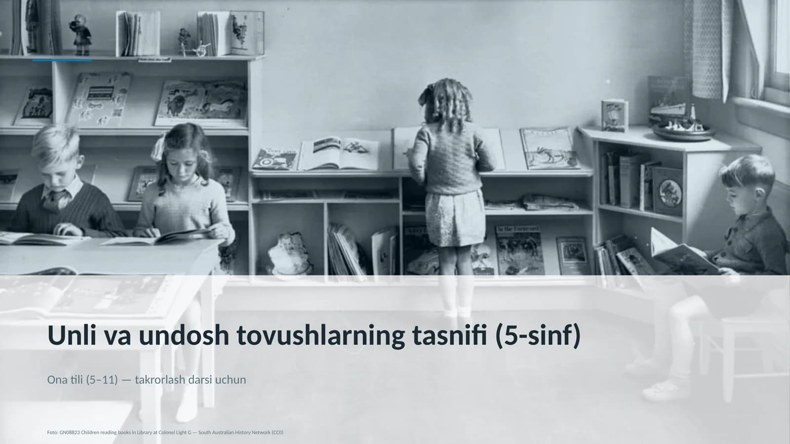 Unli va undosh tovushlarning tasnifi (5-sinf)