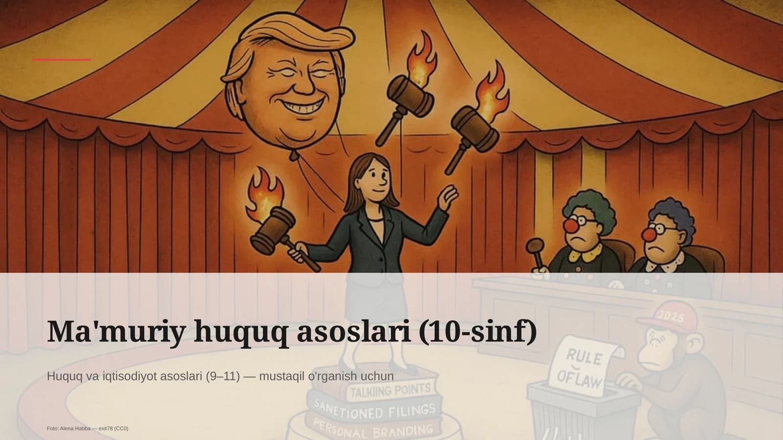 Ma'muriy huquq asoslari (10-sinf)