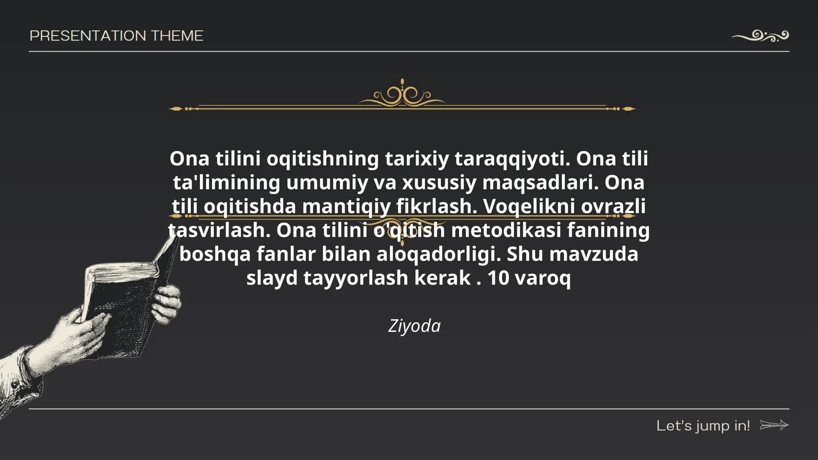 Ona tilini oqitish