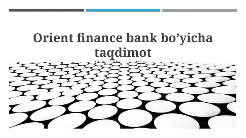 Orient Finans Bank: Asosiy moliyaviy ko'rsatkichlar